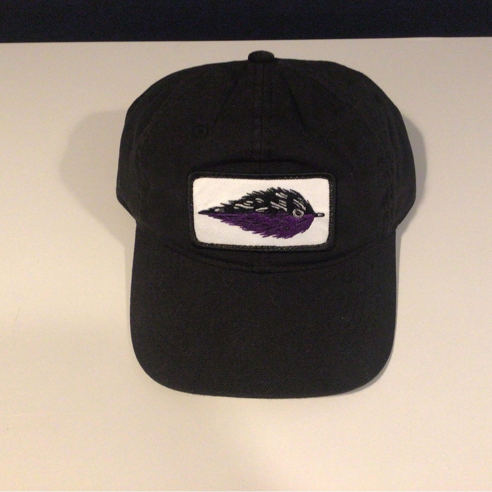 New. Adjustable, low profile Fly fishing hat. Black.